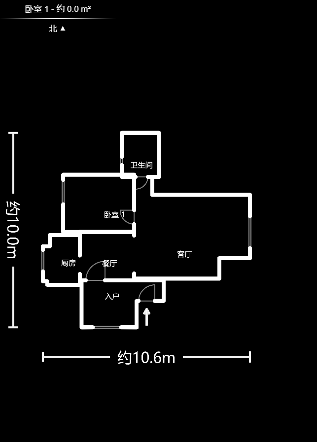 湘江世紀城悅江苑  3室2廳1衛(wèi)    128.0萬戶型圖