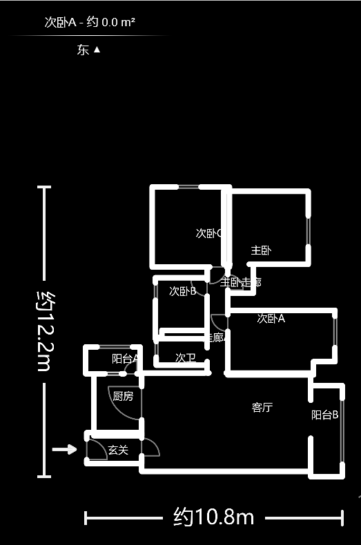 申奧美域  4室2廳2衛(wèi)    136.0萬戶型圖