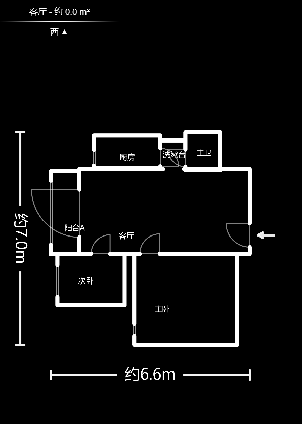 博林云棲  2室2廳1衛(wèi)    2500.0元/月室內(nèi)圖1