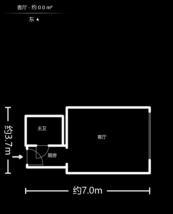 红橡华园(菲莎公馆)  1室1厅1卫    35.0万户型图