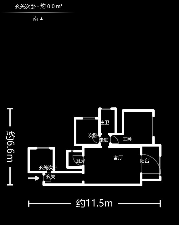 印山蓝色海岸 3室2厅1卫 79.0万 印山蓝色海岸 3室2厅1卫 79.0万户型图
