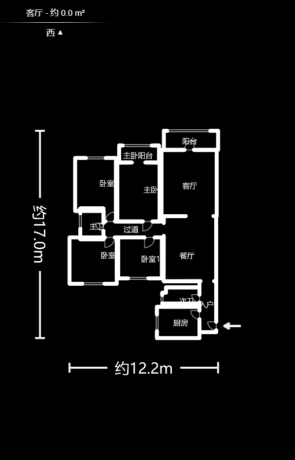 三湘大院  4室2厅2卫    135.0万户型图