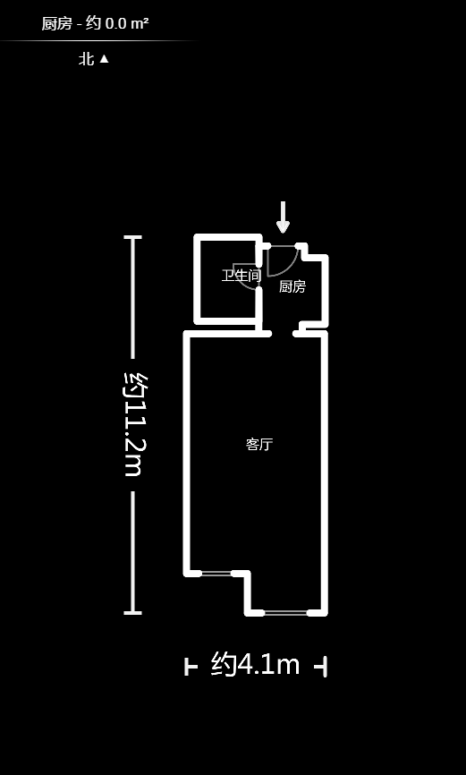 万科金色家园  1室1厅1卫   31.50万户型图