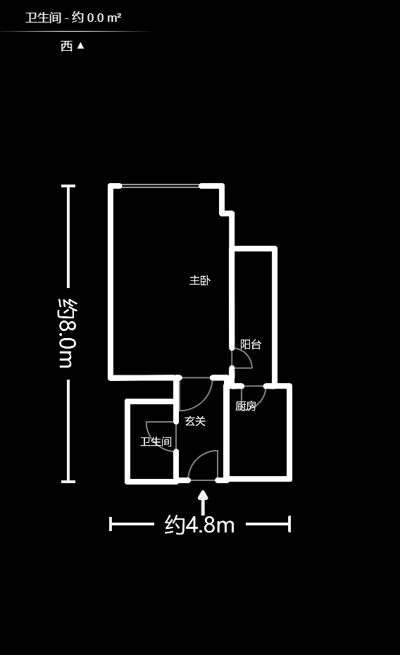 广泰锦苑  1室1厅1卫   36.80万户型图