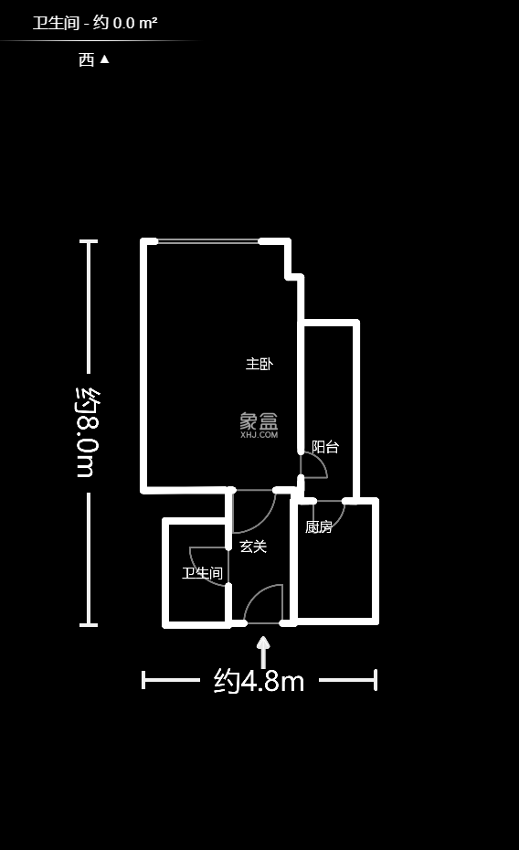 广泰锦苑  1室1厅1卫   36.80万户型图