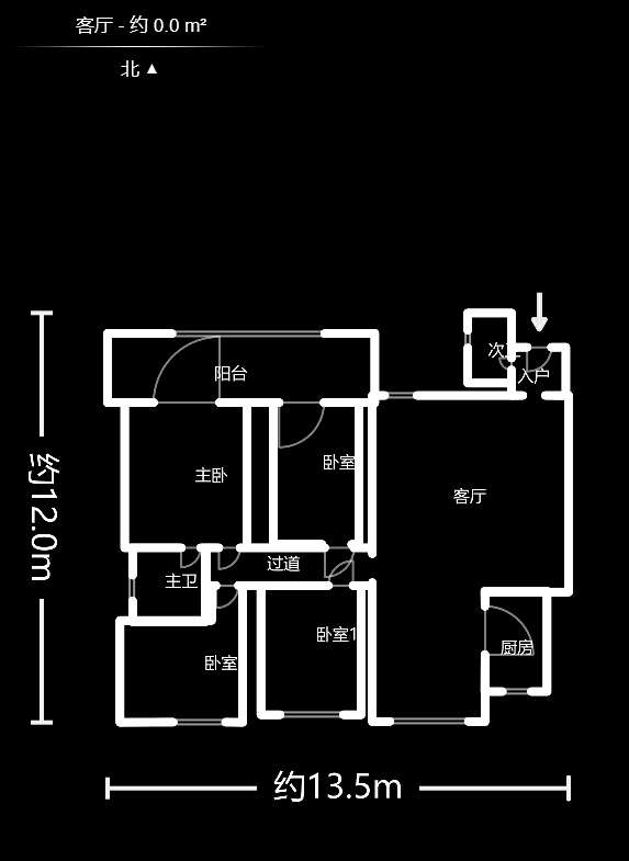雅园小区  4室2厅1卫   194.00万户型图