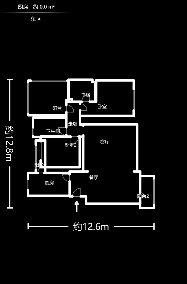 東業(yè)早安星城  3室2廳1衛(wèi)    60.0萬(wàn)戶(hù)型圖