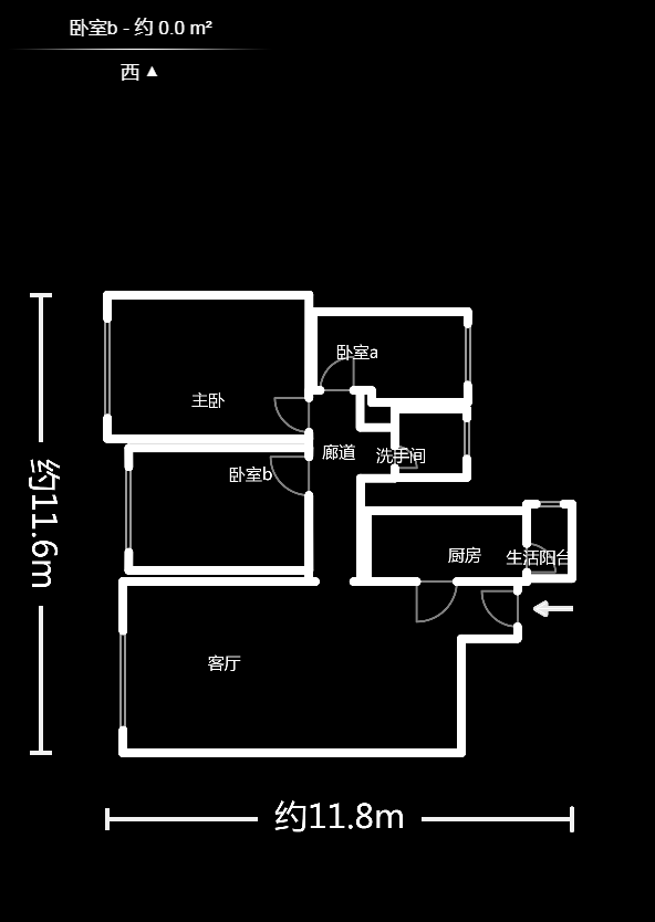 中国铁建梅溪青秀一期  3室2厅1卫   145.00万户型图
