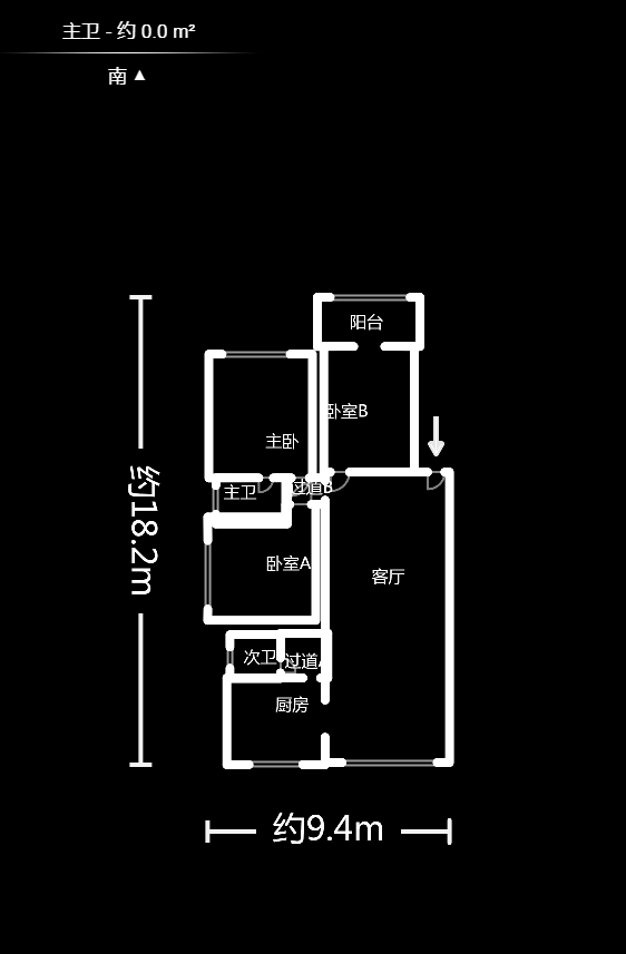 银晟花园  3室2厅2卫    83.0万 银晟花园  3室2厅2卫    83.0万户型图
