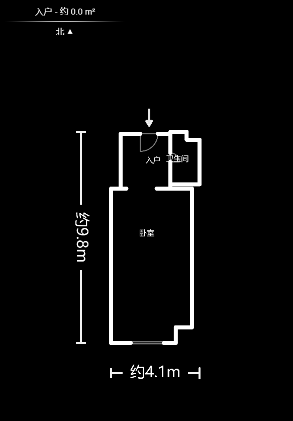 北辰三角洲E5区  2室1厅1卫    111.77万户型图