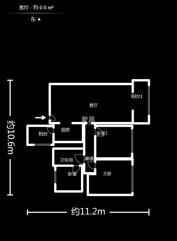 华润橡树湾  3室2厅1卫    103.0万 华润橡树湾  3室2厅1卫    103.0万户型图