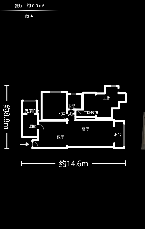 山水湾  3室2厅1卫   68.00万户型图