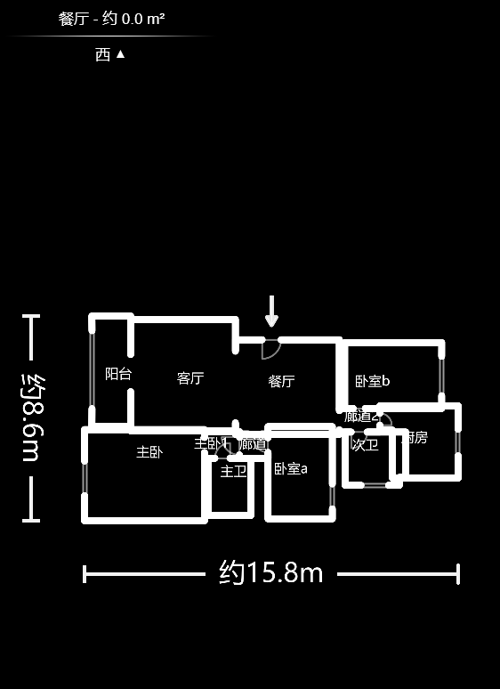 锦绣家园  3室2厅2卫    106.0万户型图