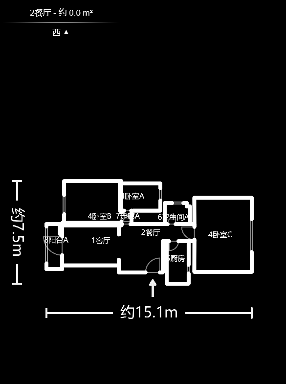 金帆小区  3室2厅1卫   75.00万户型图