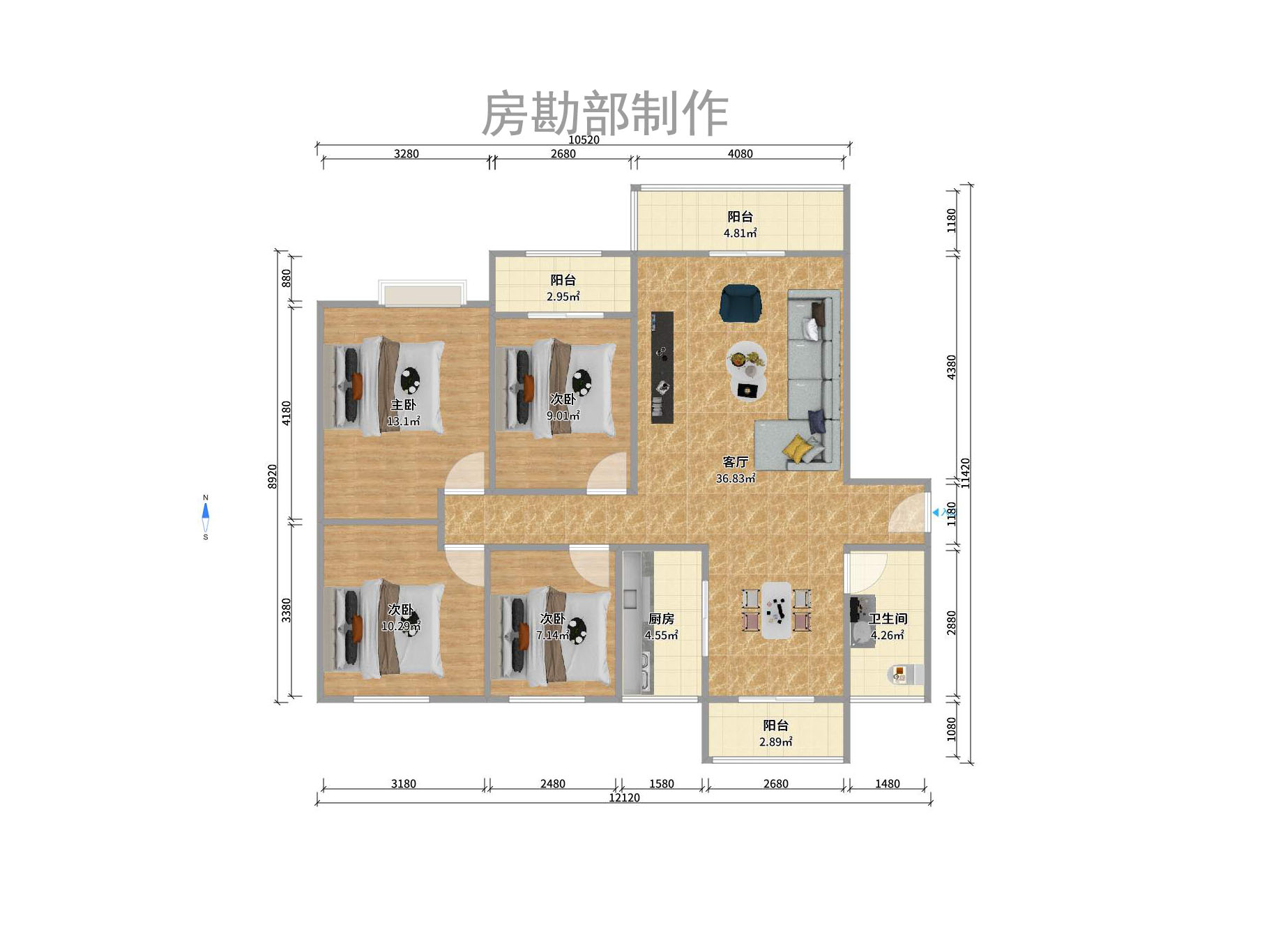 東岸梅園小區(qū)室內(nèi)圖2