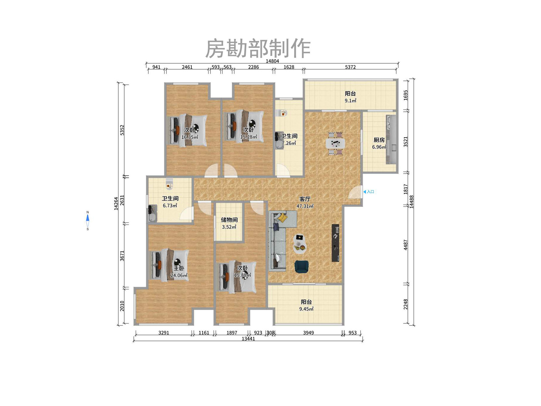 融科東南海室內(nèi)圖2