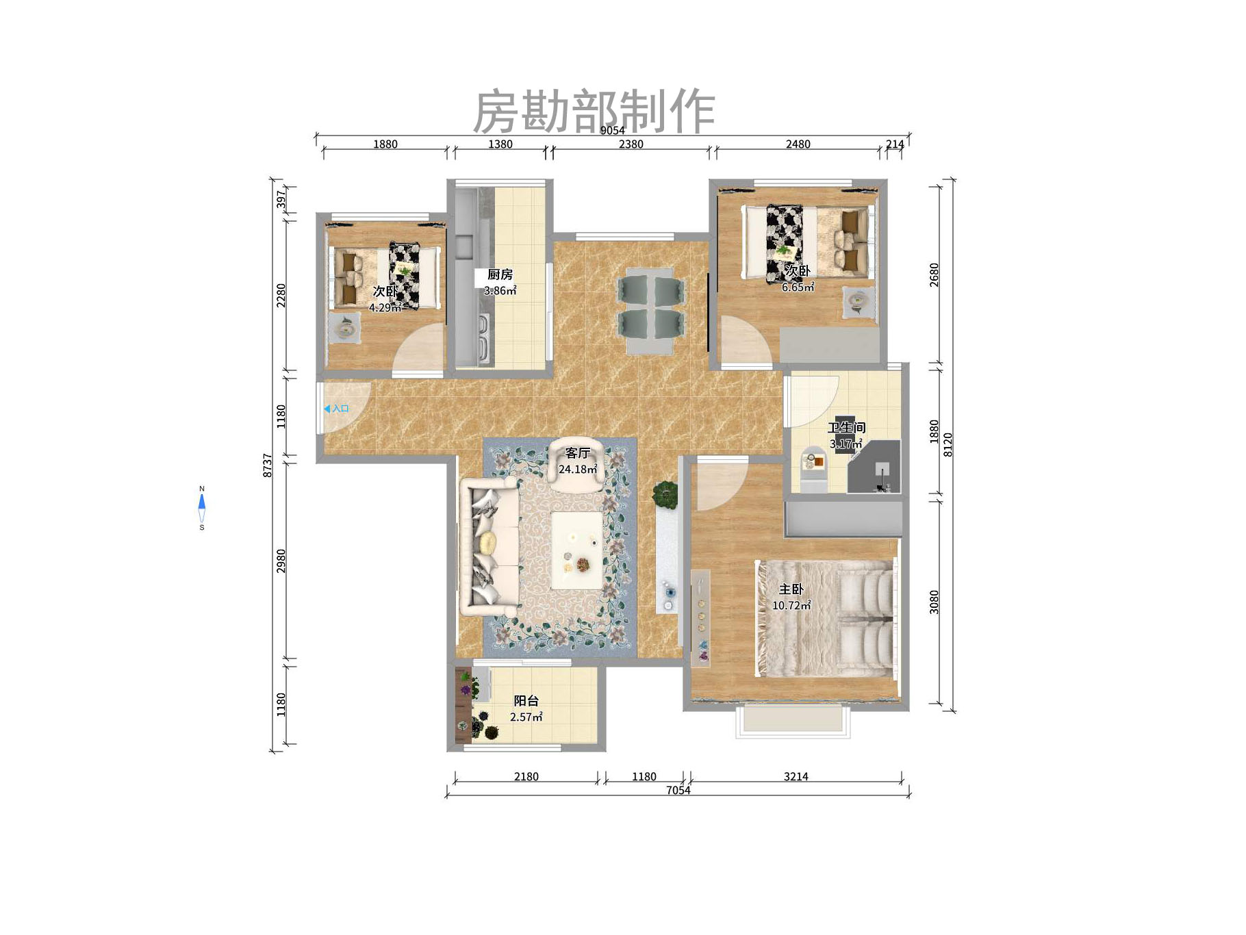 中国铁建国际城一期 中国铁建国际城一期室内图2