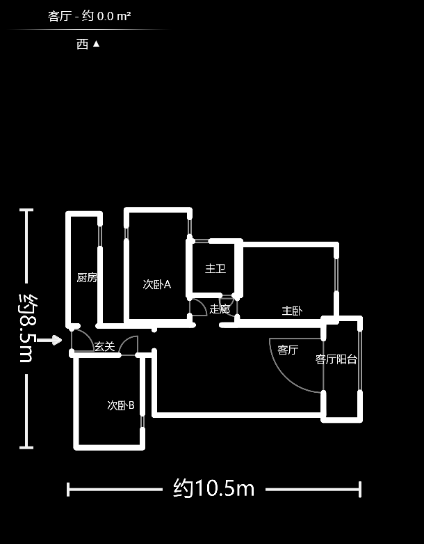 北辰中央公園A區(qū)  3室2廳1衛(wèi)    103.0萬戶型圖