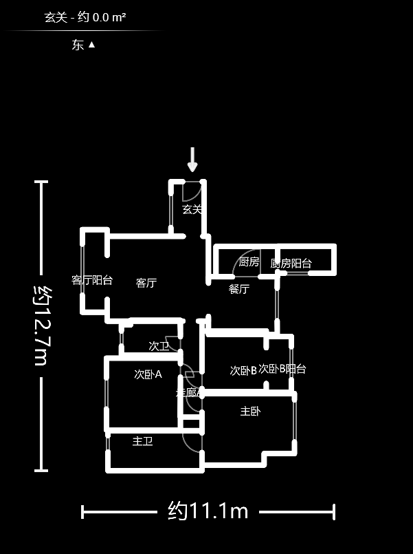 中建芙蓉嘉苑  3室2厅2卫    129.98万户型图