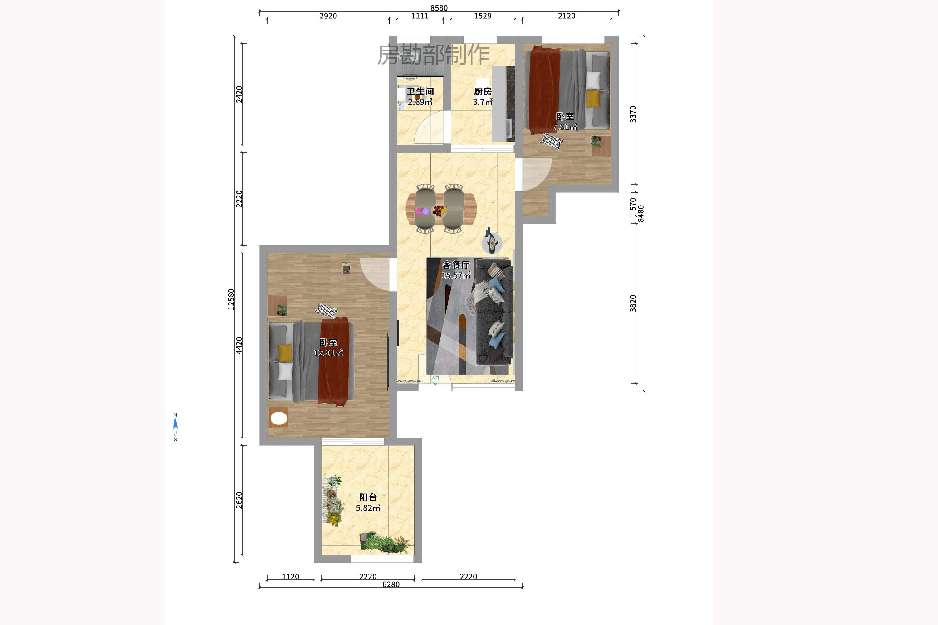 长勘小区室内图2