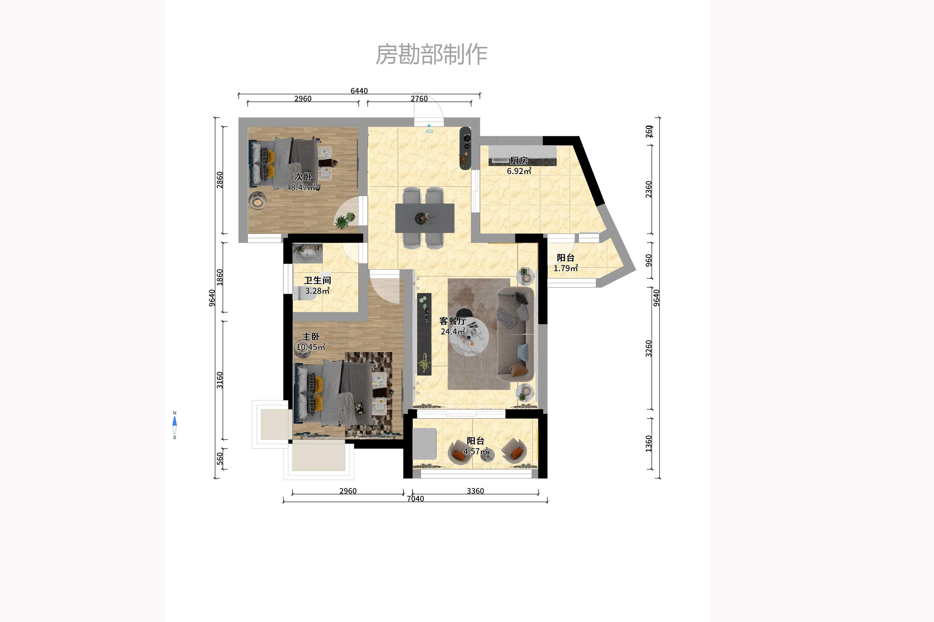 潤和紫郡一期室內(nèi)圖2