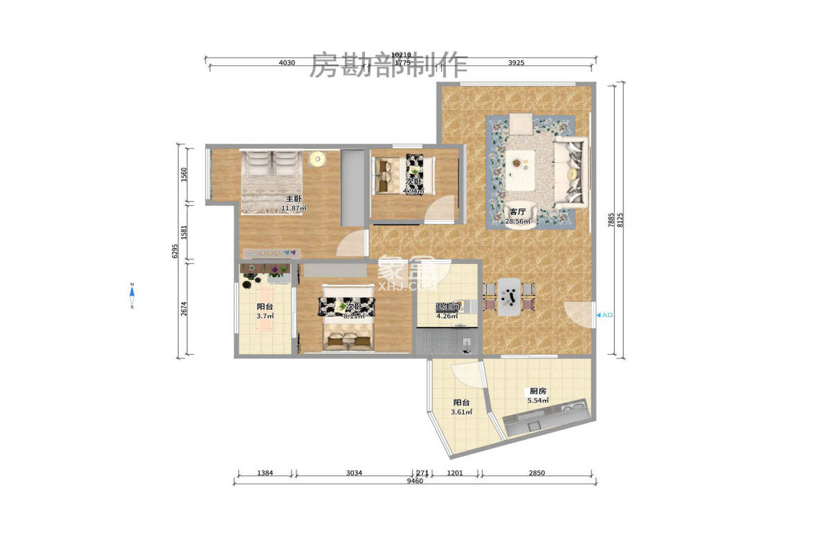 泊爱蓝湾  3室2厅2卫    3000.0元/月 泊爱蓝湾  3室2厅2卫    3000.0元/月户型图