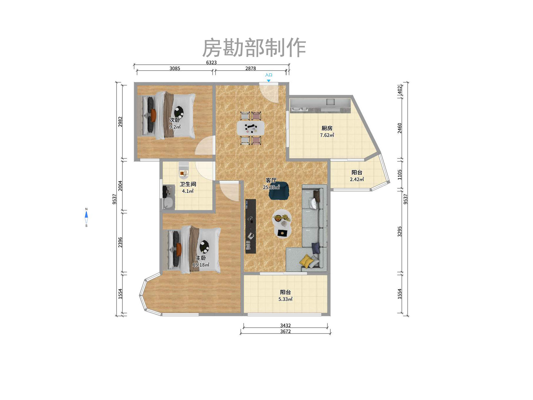 潤和紫郡一期室內(nèi)圖2