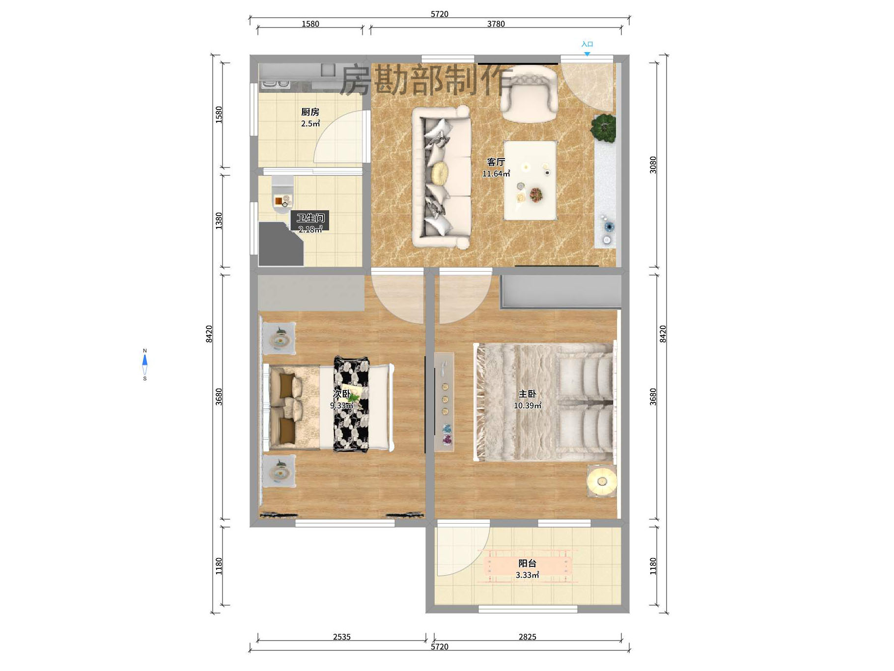 展覽館科協(xié)宿舍室內(nèi)圖2