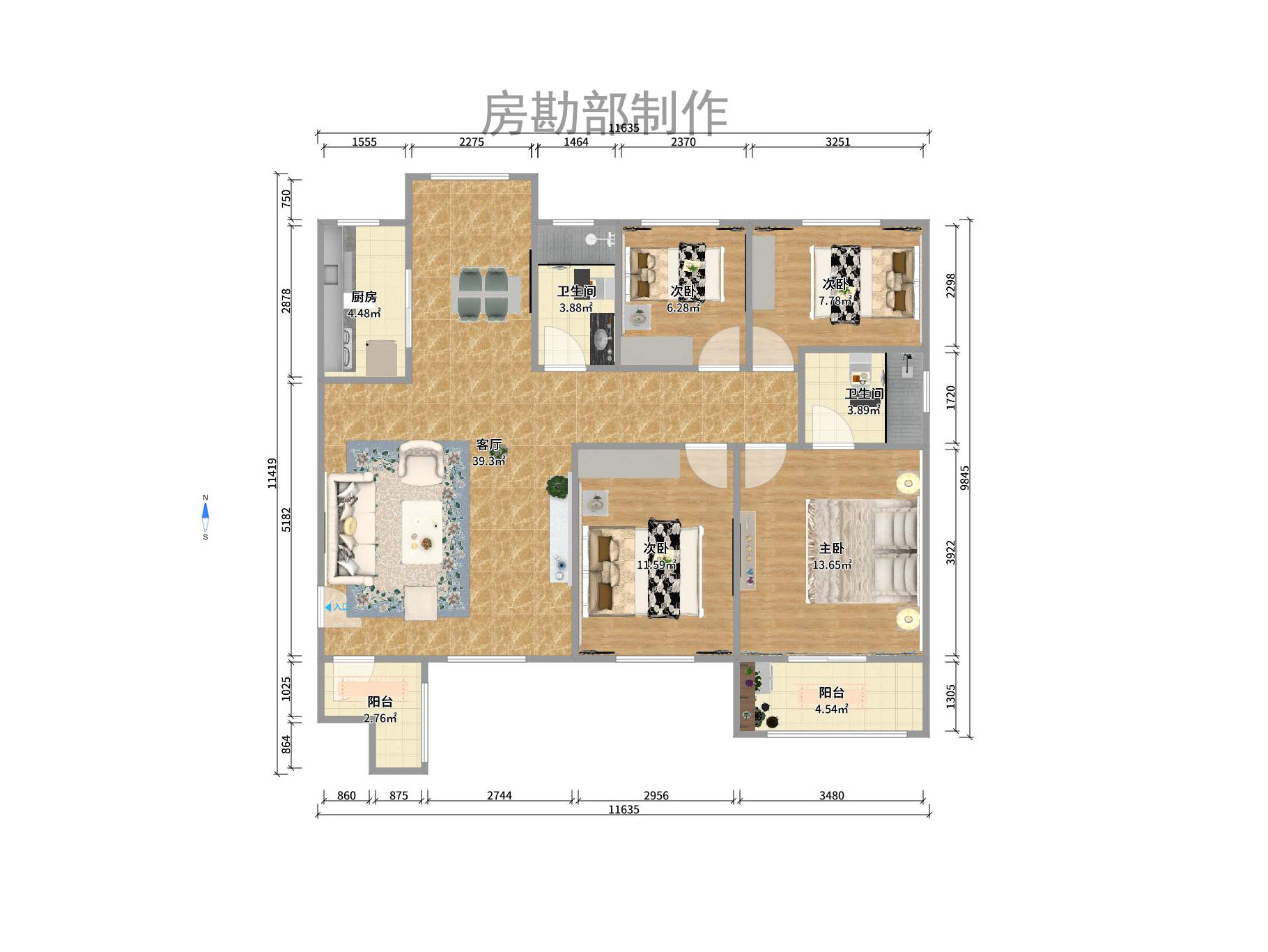 恒豐天湘華庭室內(nèi)圖2