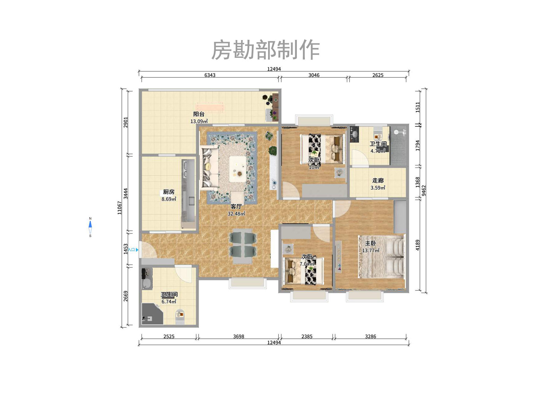 恒大名都室內(nèi)圖2