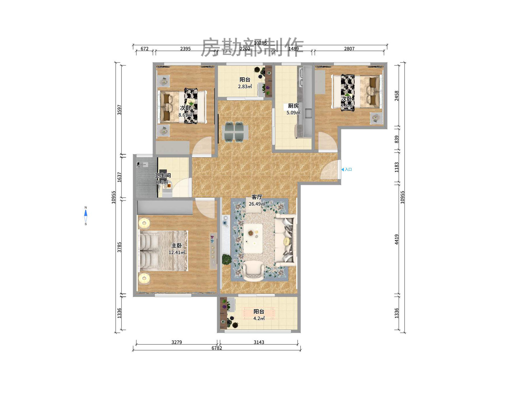 中國鐵建梅溪青秀一期室內圖2