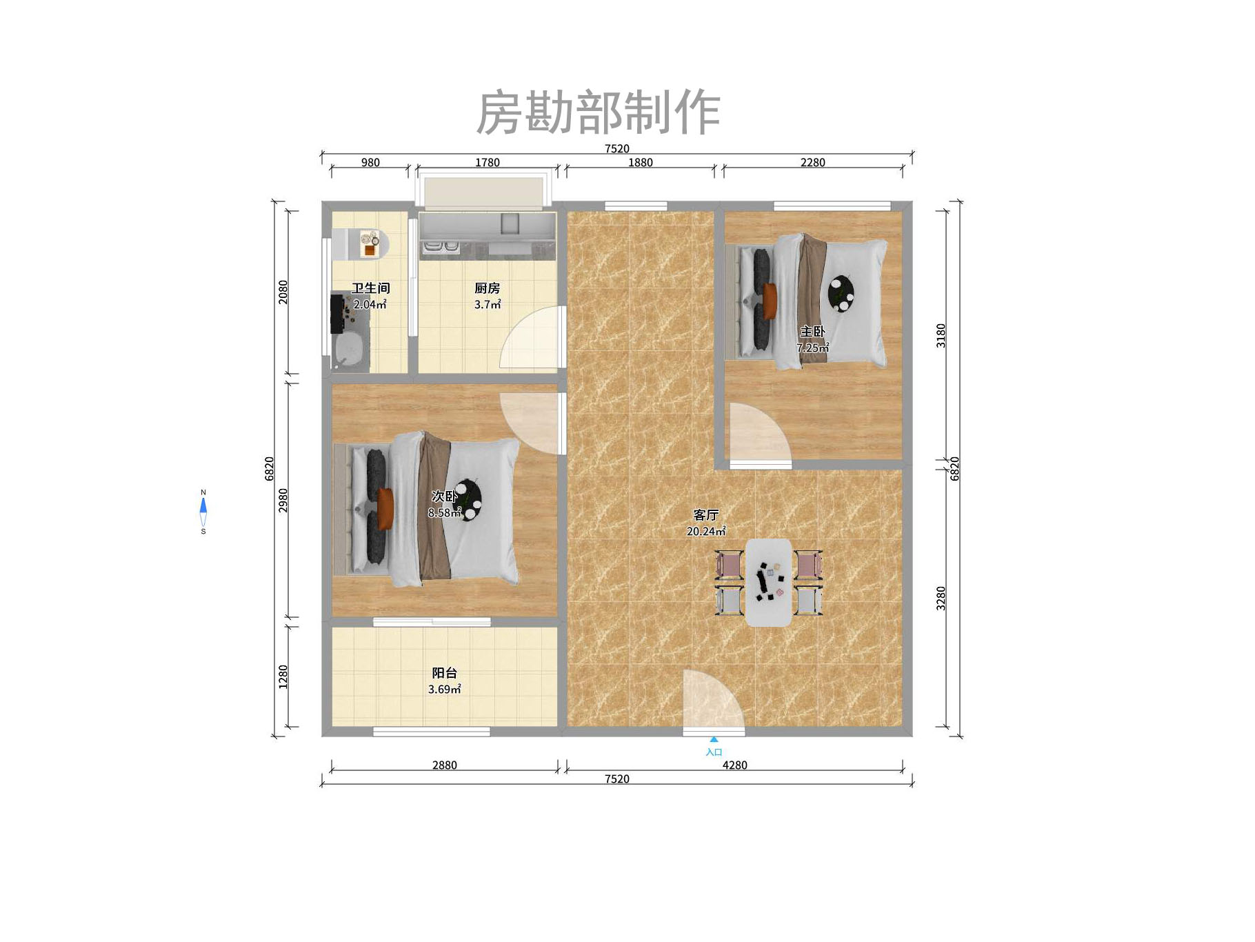 长勘小区室内图2