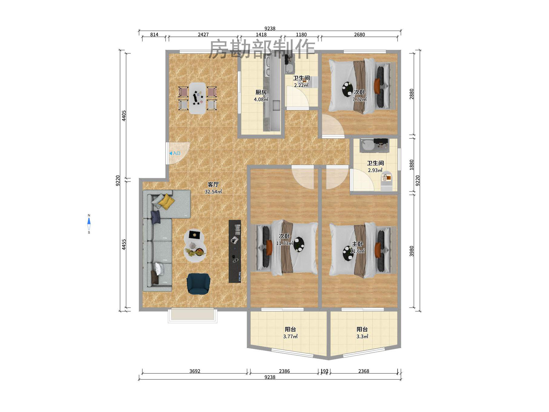 古汉城宿舍(同超集团控股公司) 古汉城宿舍(同超集团控股公司)室内图2