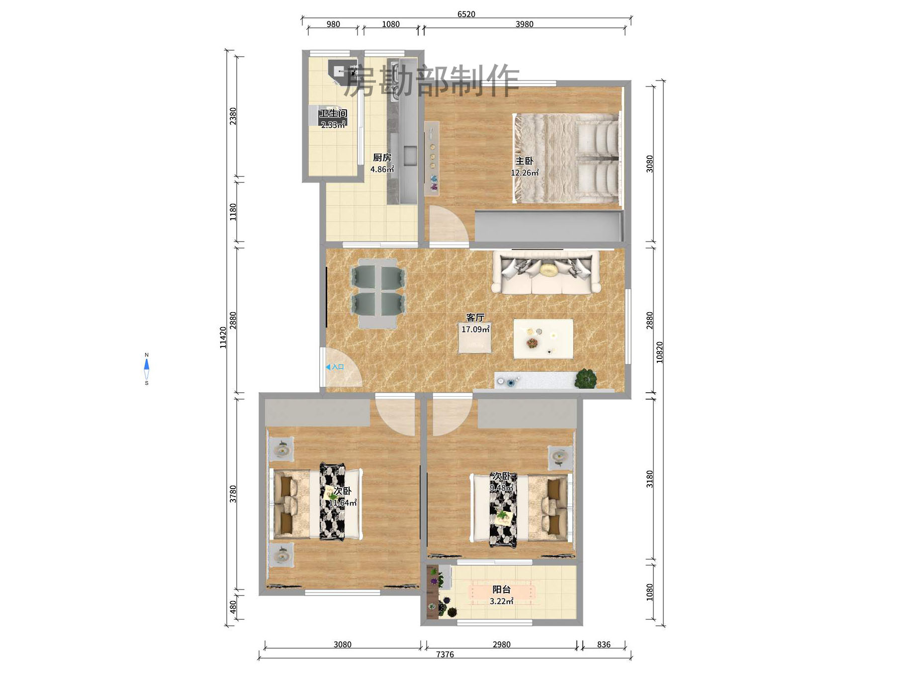 73分局(电信宿舍) 3室1厅1卫 2100.0元/月 73分局(电信宿舍) 3室1厅1卫 2100.0元/月户型图
