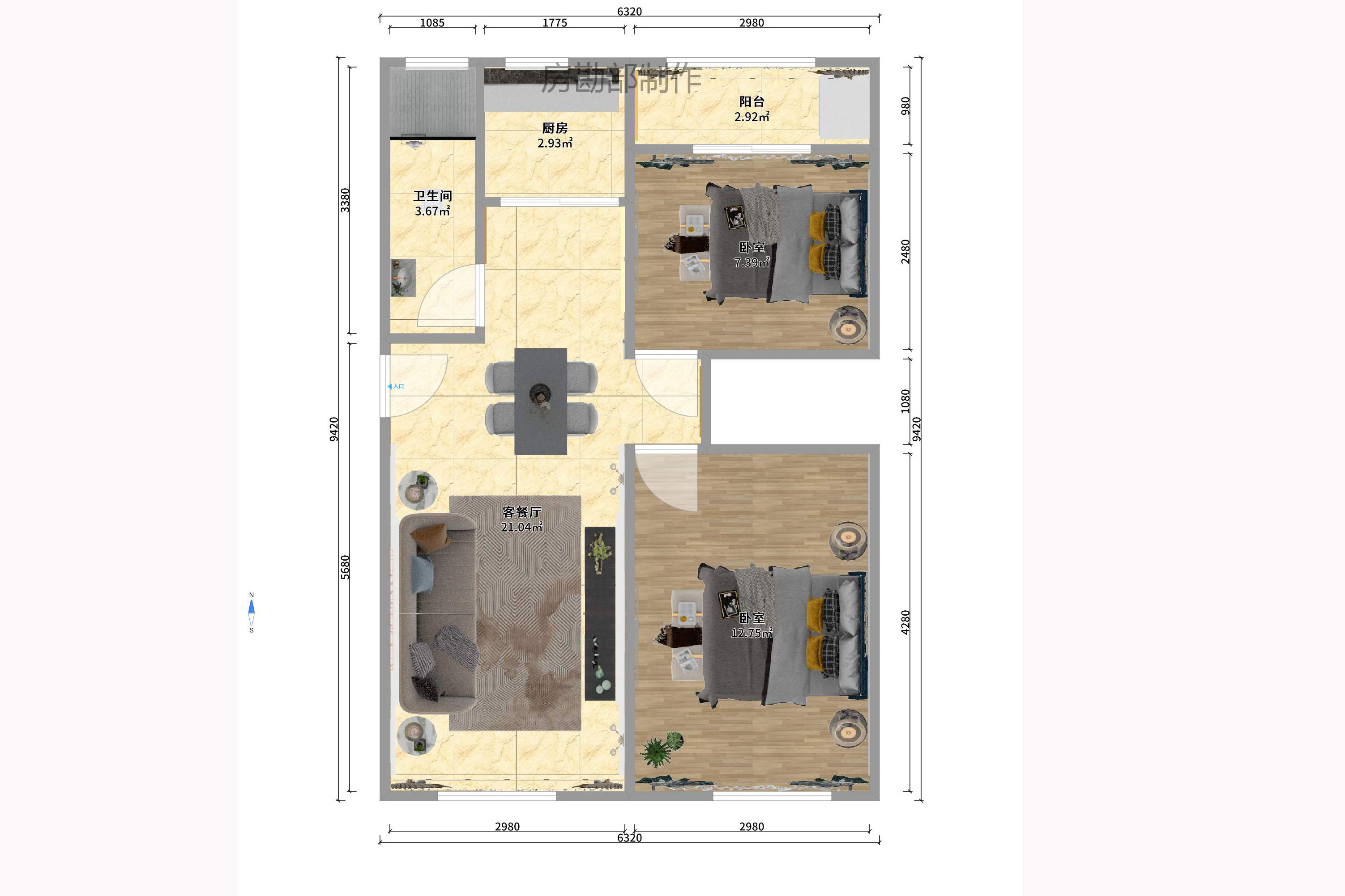 燎原电影院宿舍 燎原电影院宿舍室内图2