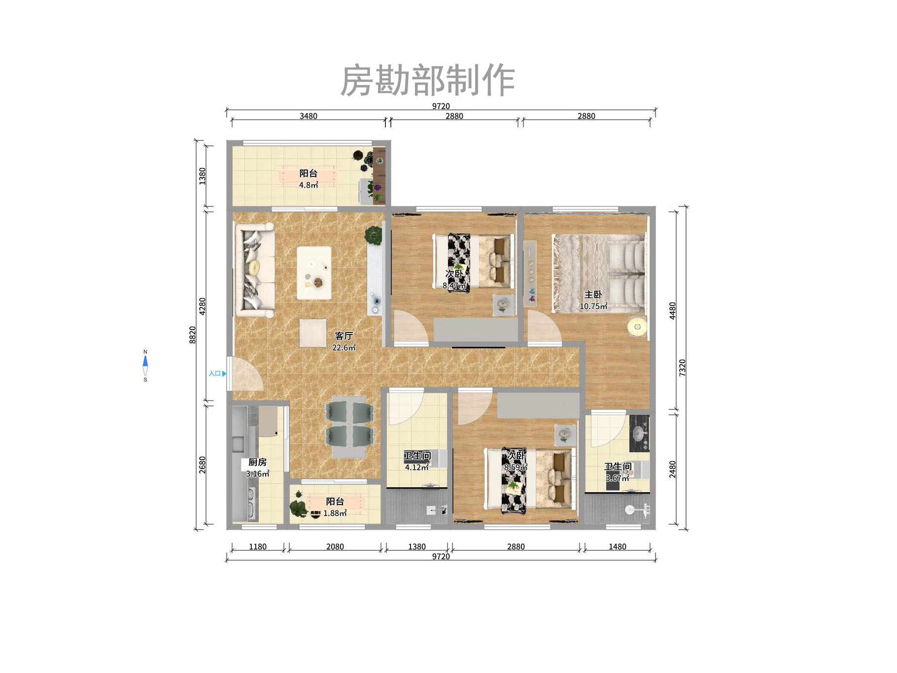 中欣楚天雅郡室内图2