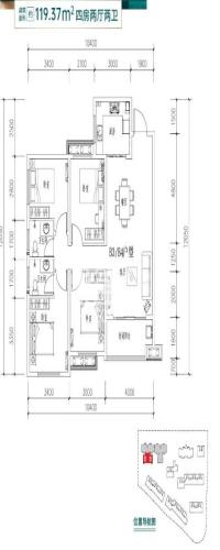 新长海玖龙台户型图