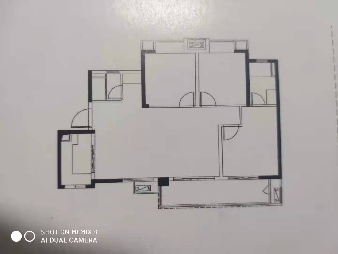 香格里拉  2室2厅1卫   56.80万户型图