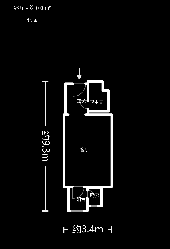 红公馆（前程丽景大厦）  1室1厅1卫   36.00万户型图