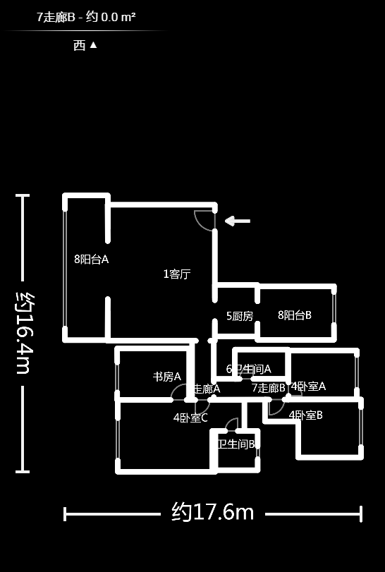 恒大雅苑  4室2厅2卫    275.0万户型图