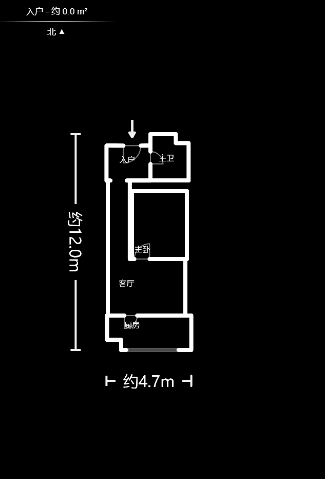 尚都花园城 1室1厅1卫 20.8万 尚都花园城 1室1厅1卫 20.8万户型图