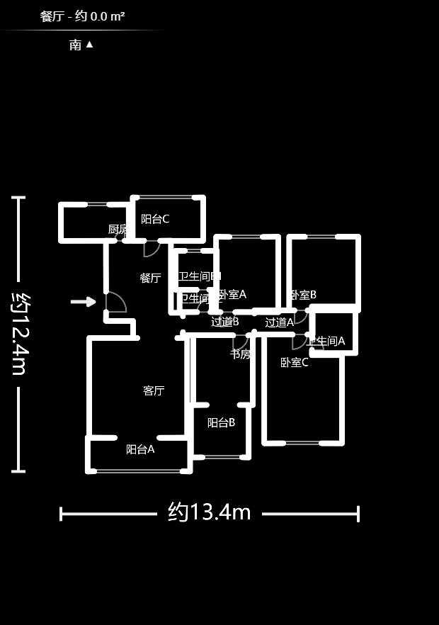 鑫远湘府华城  4室2厅2卫    239.0万户型图