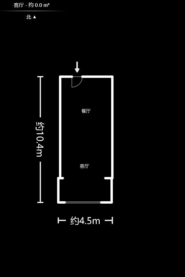 大汉海派  1室1厅1卫   65.80万户型图