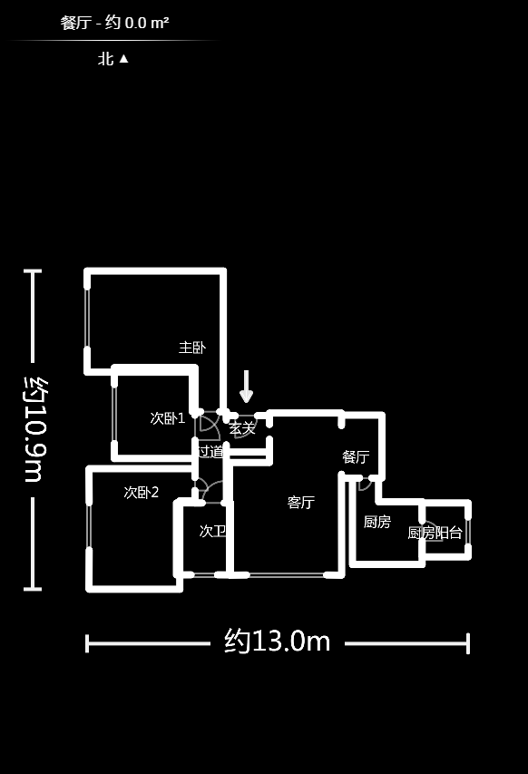 協(xié)信星瀾匯  3室2廳2衛(wèi)    118.0萬戶型圖