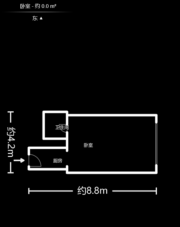 枫华府第  1室1厅1卫   28.80万户型图