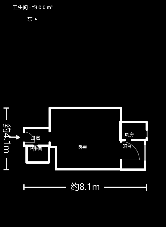 丰园城（鄱阳小区二期） 1室1厅 25.00万户型图