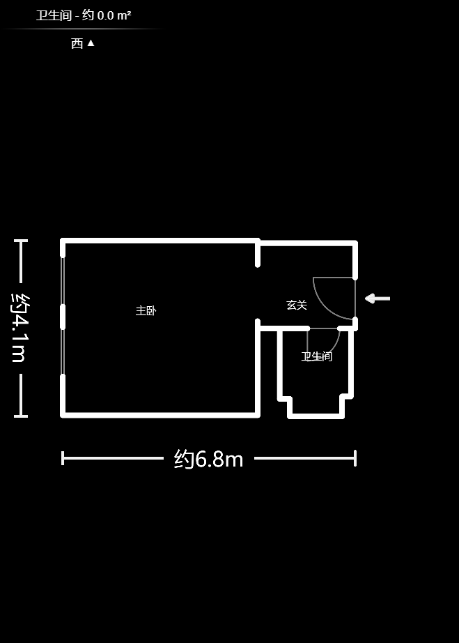 嘉汇公馆  1室1厅1卫   25.80万户型图