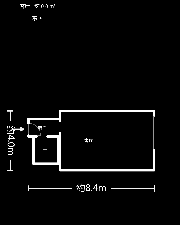万象凯旋湾  1室1厅1卫    30.0万户型图