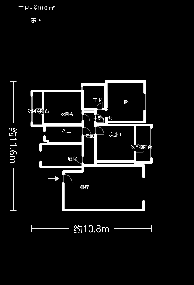 长城雅苑  3室2厅1卫    3000.0元/月室内图1