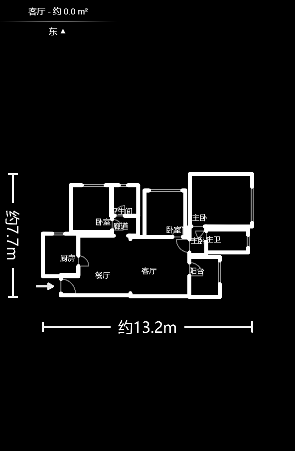 合能洋湖公馆  3室2厅2卫    112.0万户型图